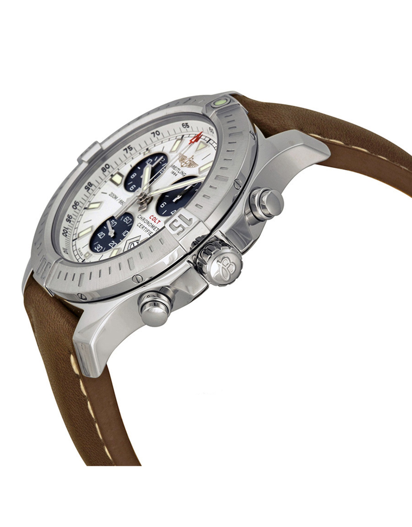 Colt Chronograph Silver Dial Stainless Steel Men's Watch A7338811 G790BRLT