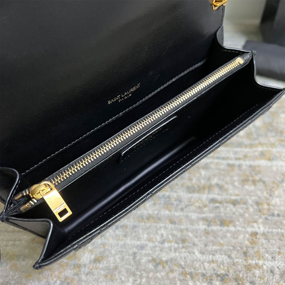 YSL GABY MINI SATCHEL IN QUILTED LAMBSKIN