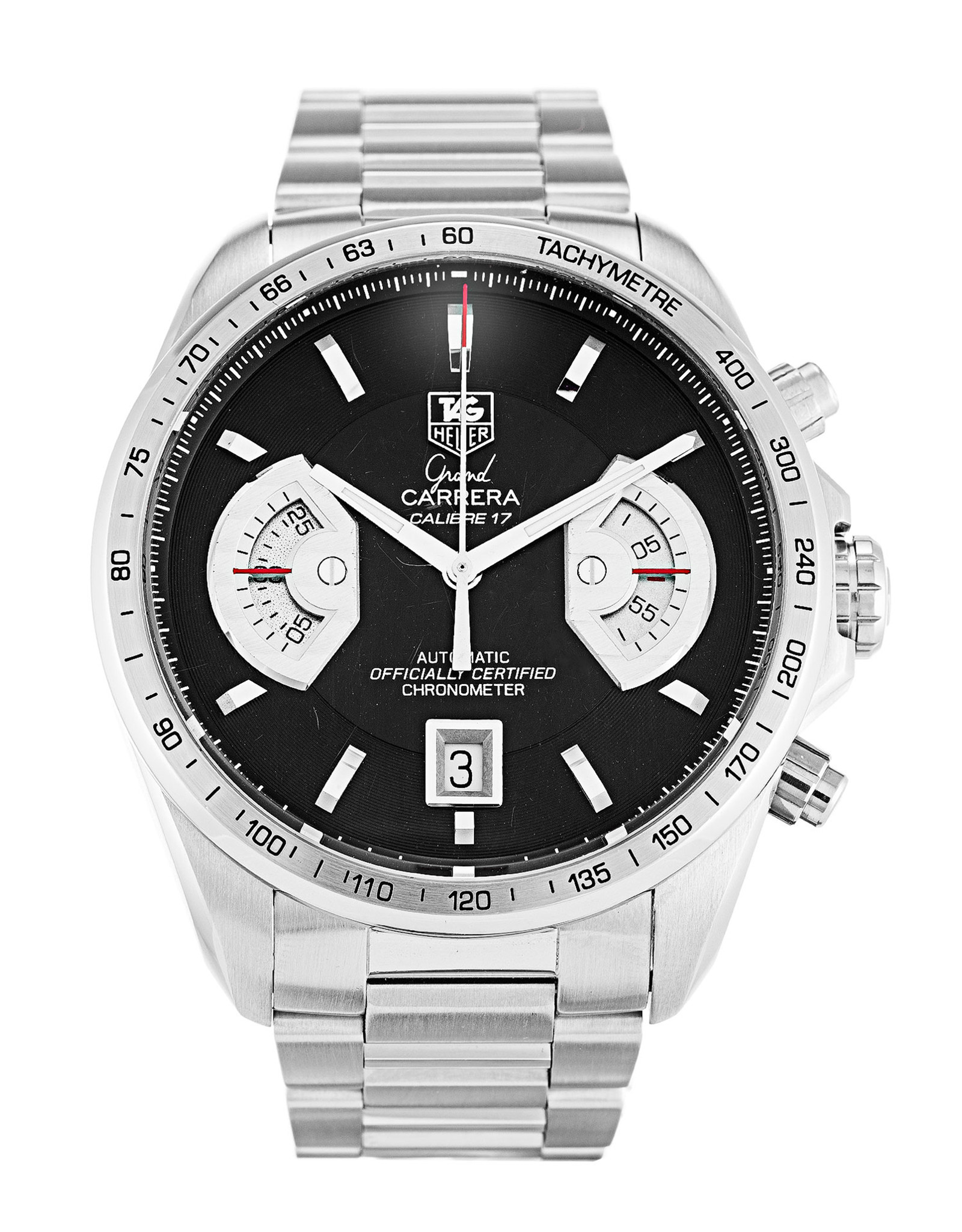 Grand Carrera CAV511A.BA0902 Black Dial Stick Markers 43MM
