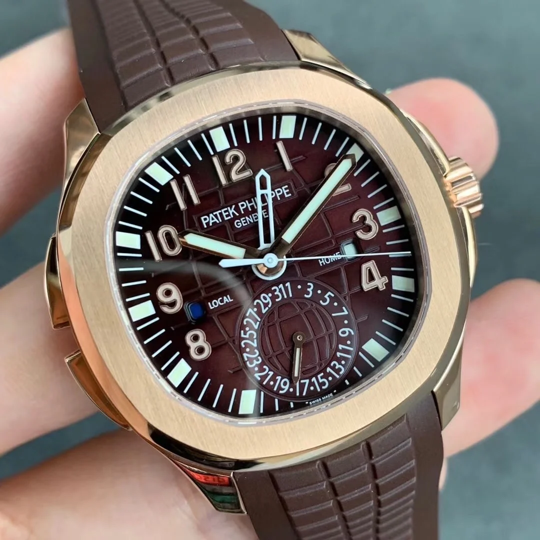Aquanaut 5164R-001 Travel Time 40.8 mm,Rose gold