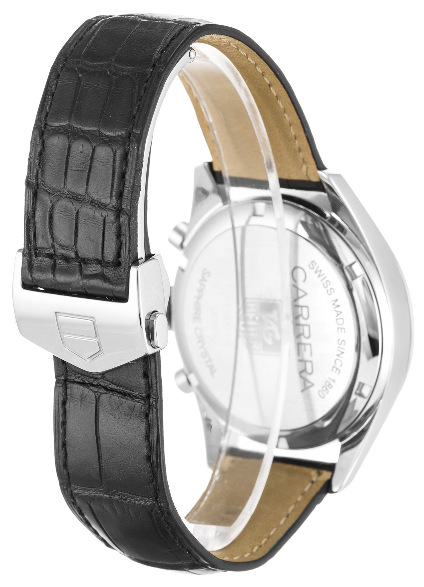 Carrera CV2111.FC6180 Black Dial Stick Markers 37MM