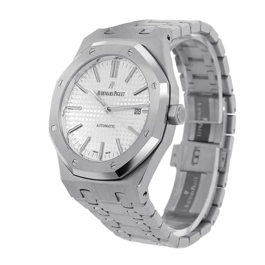 Royal Oak Selfwinding 41 mm, White Ref. 15400ST.OO.1220ST.02