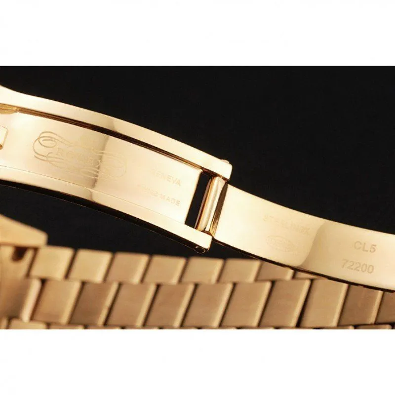 Swiss Day-Date Yellow Gold Diamond Pave