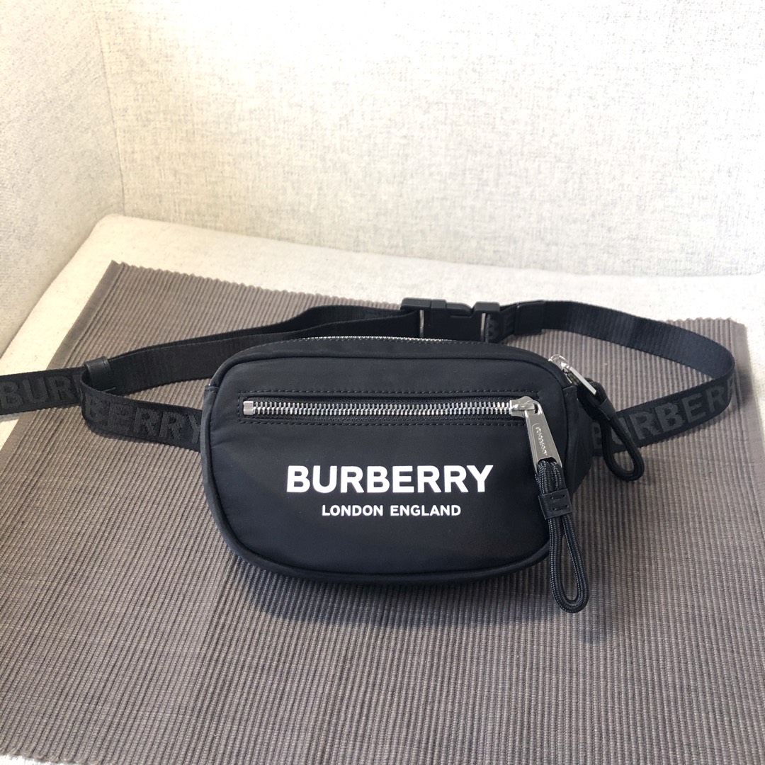 Burberry Men Crossbody Belt Bag Black