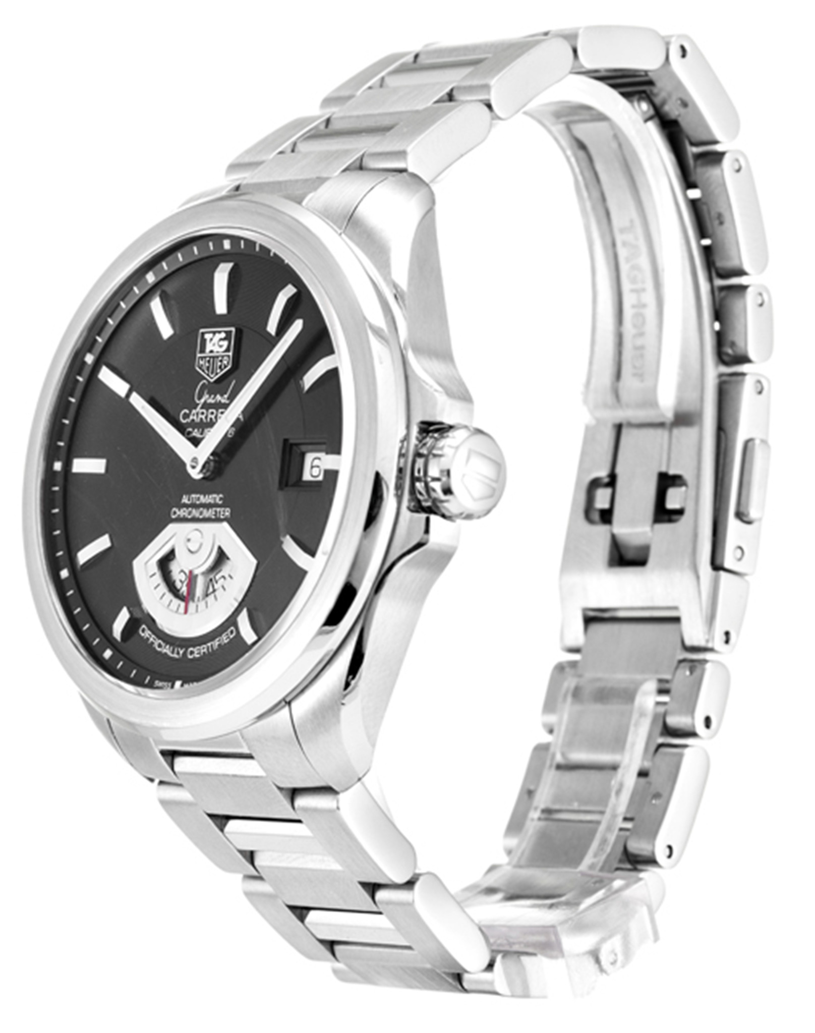 Grand Carrera WAV511A.BA0900 Black Dial Stick Markers 40.2MM