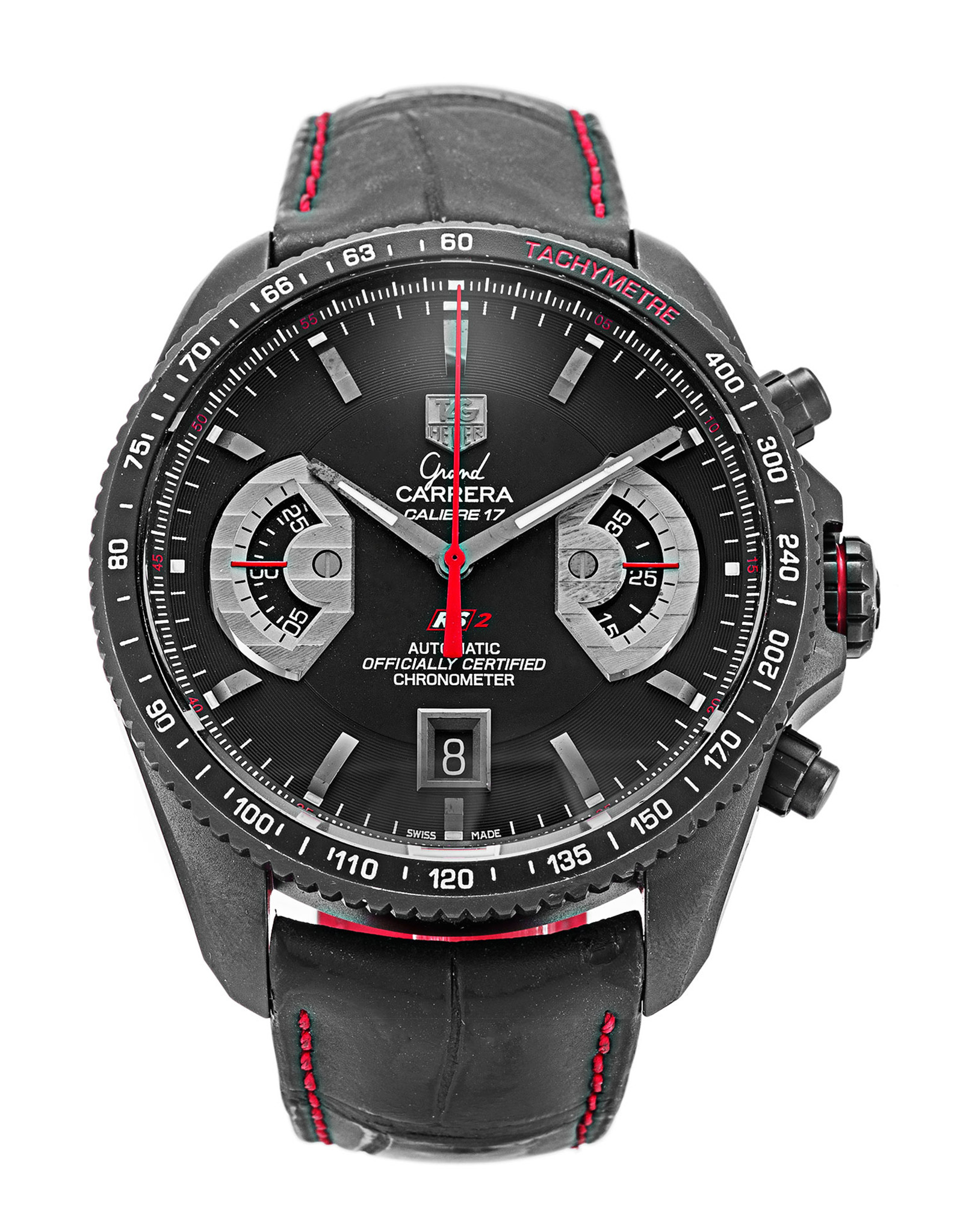 Grand Carrera CAV518B.FC6237 Black Dial Stick Markers 43MM