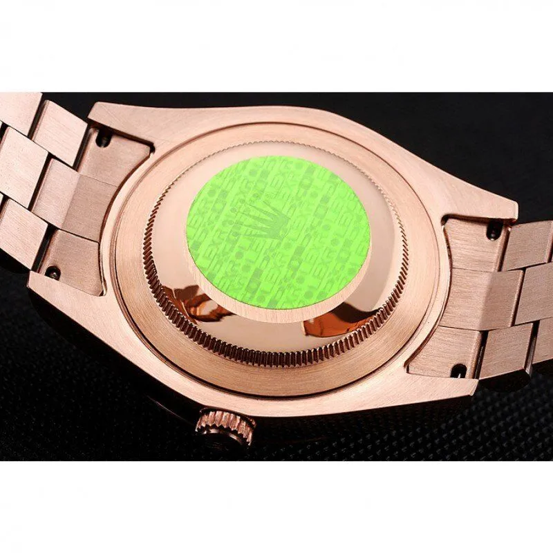 Swiss Day-Date 40 Rose Gold Etched Dial Rose Gold Case And Bracelet