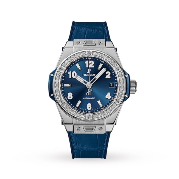 Big Bang Women Automatic Blue Alligator Watch 465.SX.7170.LR.1204