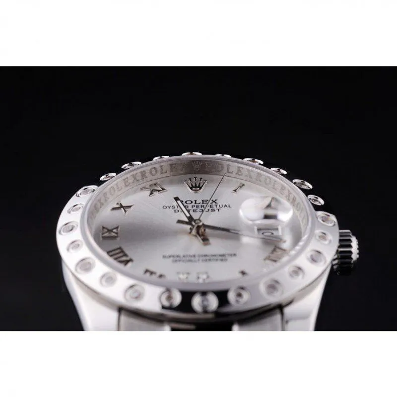 Datejust Diamond Bezel Silver Dial 7468