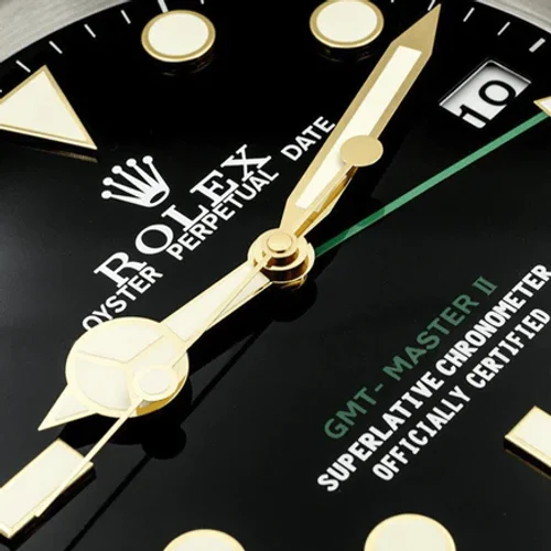 gmt master seriesblack and gold wall clock