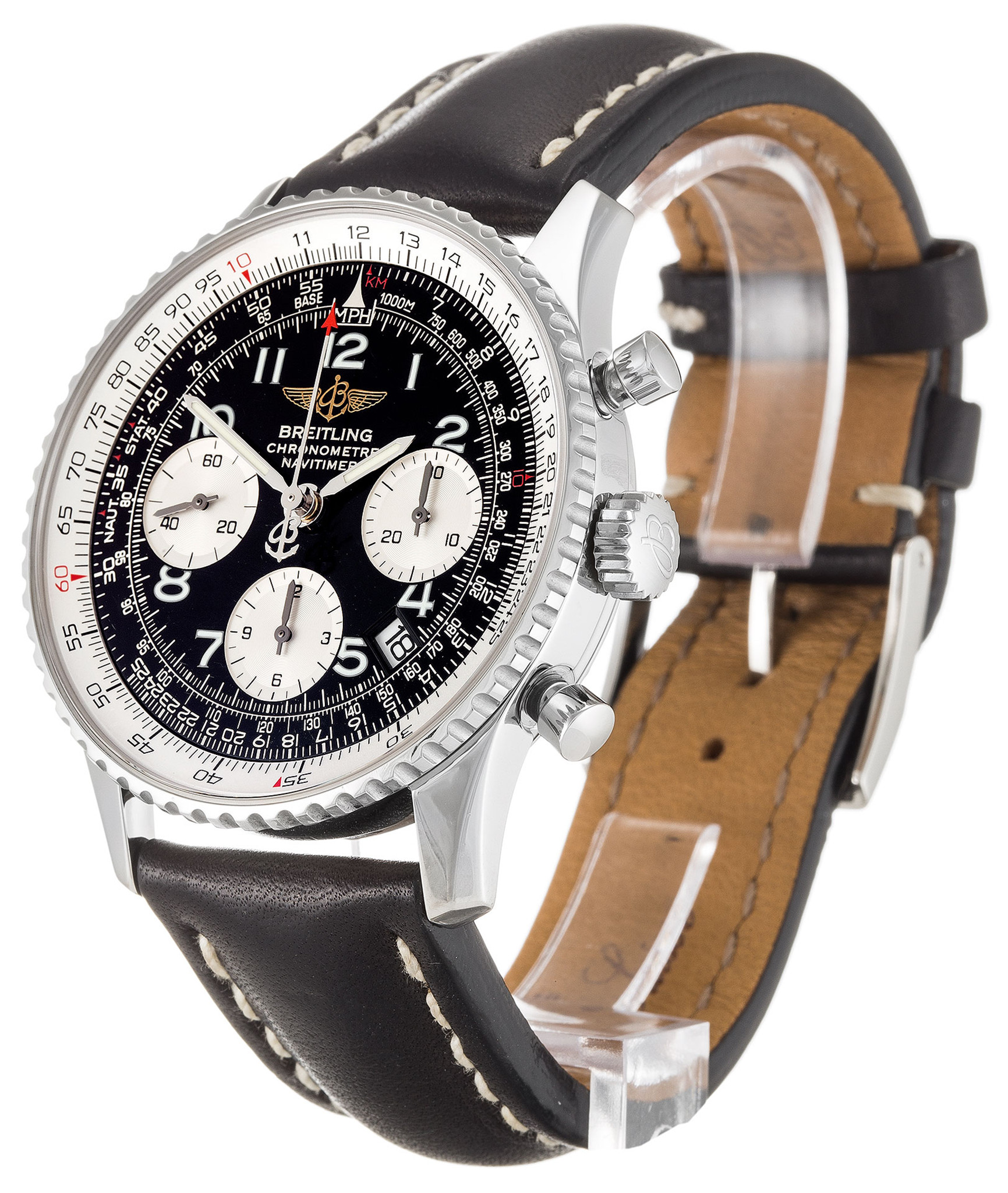 Navitimer Black Dial Number Markers A23322