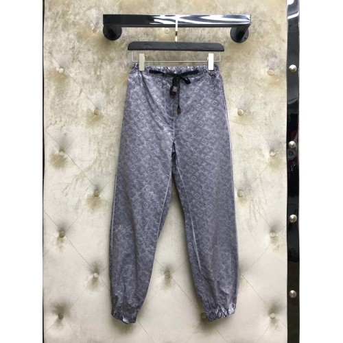 louis vuitton monogram pants gray fall