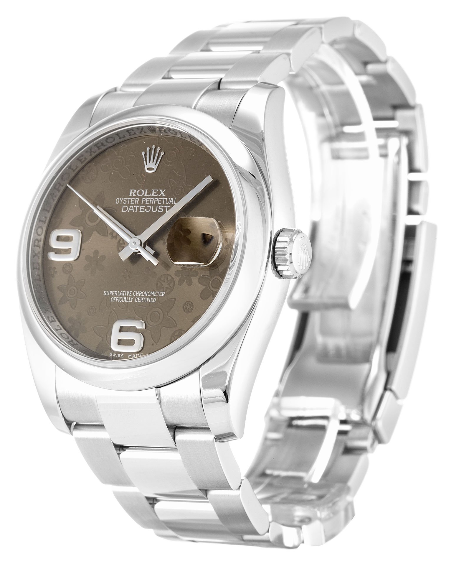 Datejust Brown Floral Dial 116200