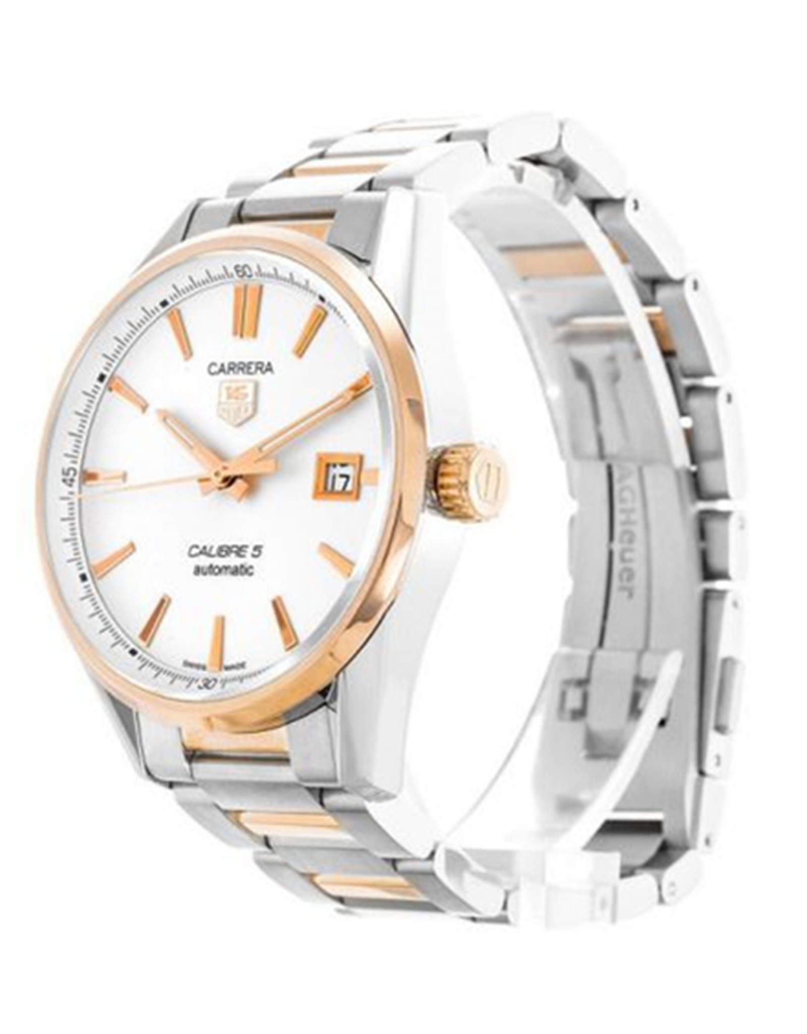 Carrera Rose Gold Steel Men's Watch WAR215D.BD0784 39MM