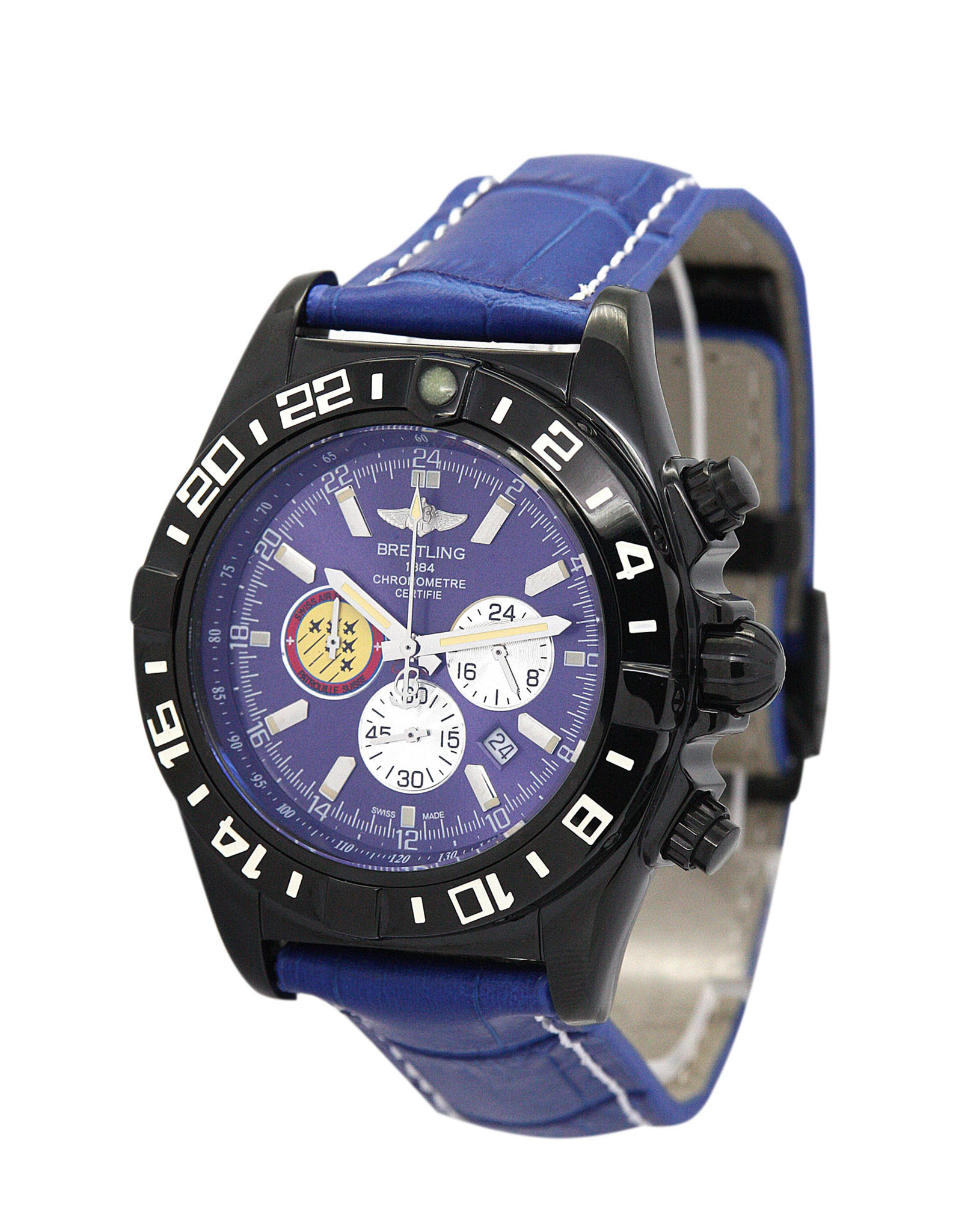 Chronomat Blue Dial Stick Markers