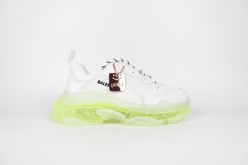 BALENCIAGA TRIPLE S SNEAKER-WHITE GREEN