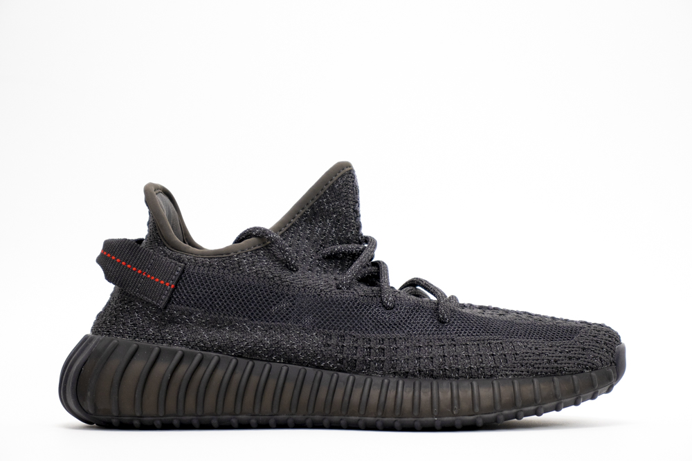 Yeezy 350 V2 Static All Black Reflective For Sale