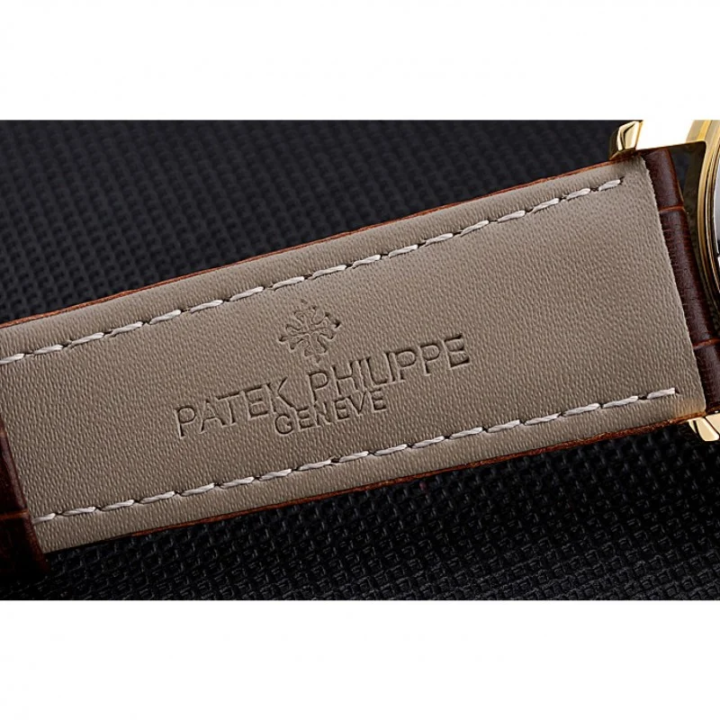 Calatrava Dial White 41 mm, Yellow Gold Plated