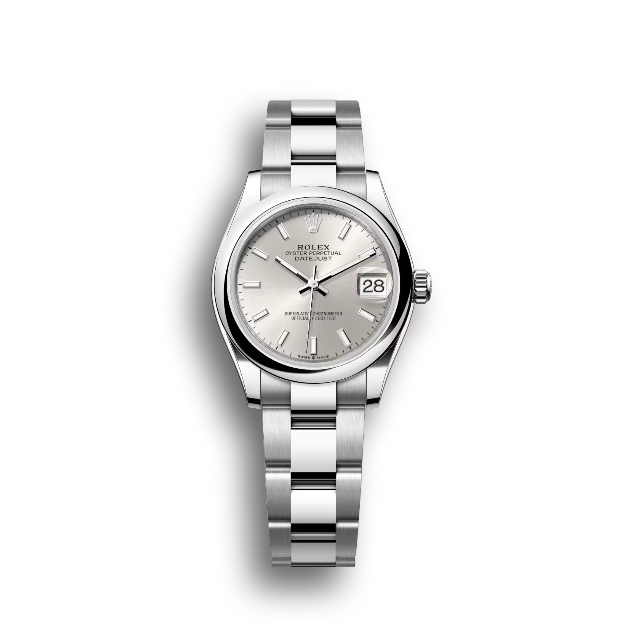 Datejust: silver dial, Jubilee bracelet, m278240-0005