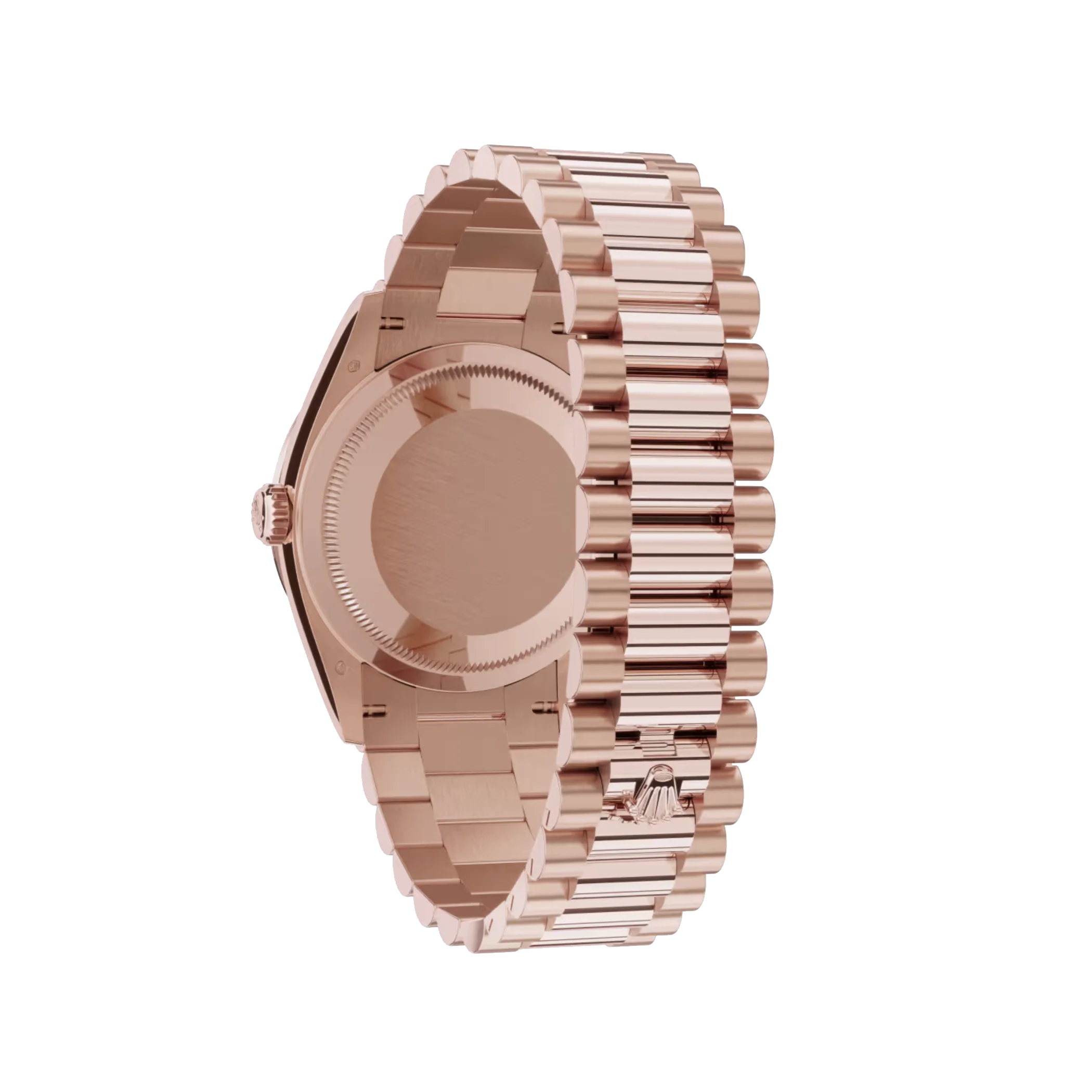 Day-Date: Everose gold, chocolate dial, diamond-set bezel, President bracelet, m228345rbr-0024