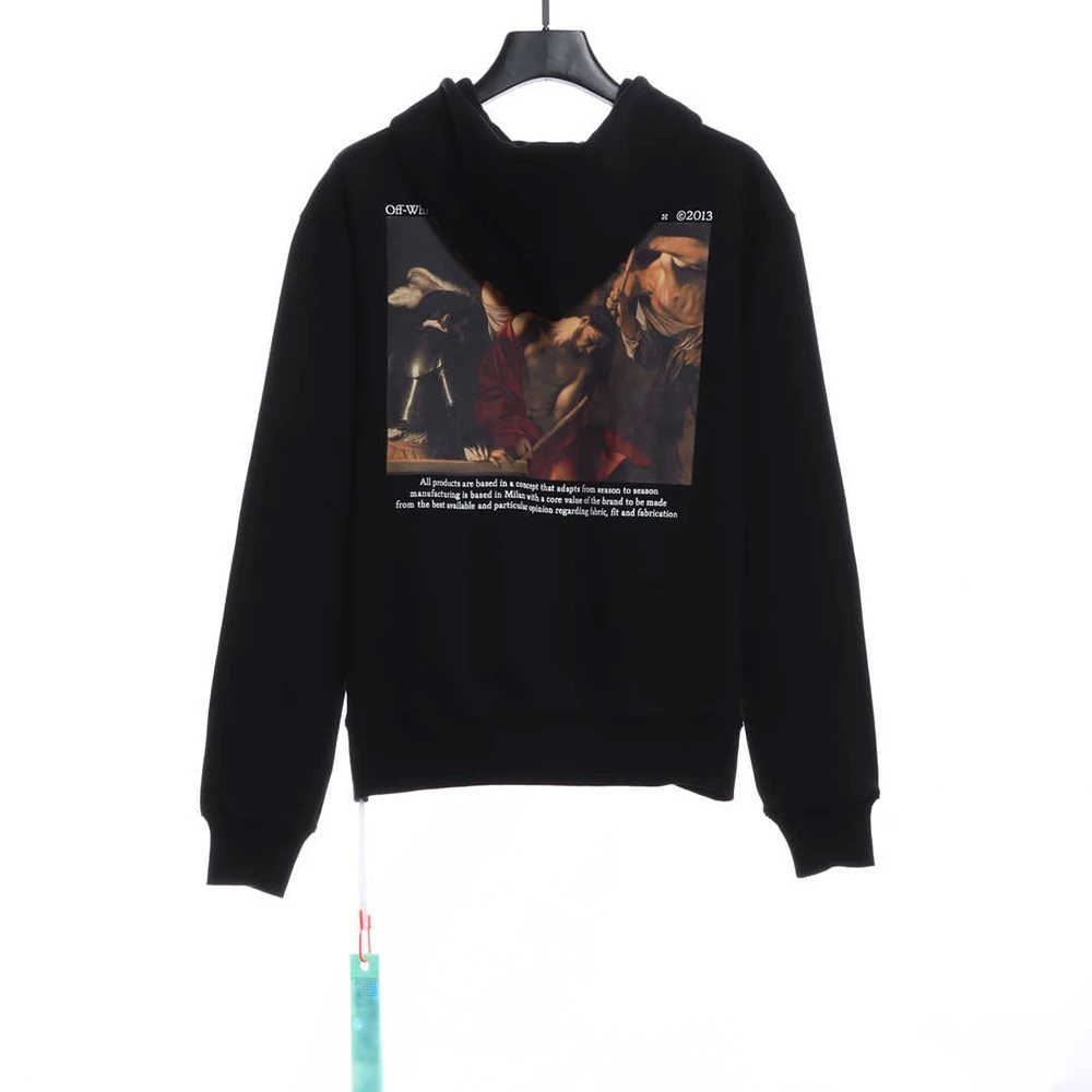 Vintage Classical Religious Oil Painting Hoodie