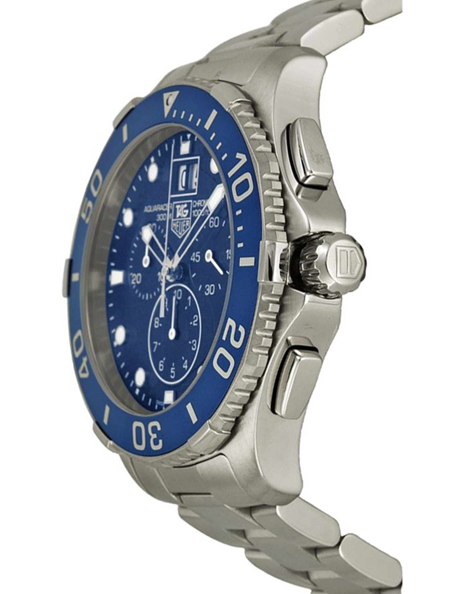 Aquaracer Chronograph Blue Dial Men's Watch CAN1011.BA0821 43MM