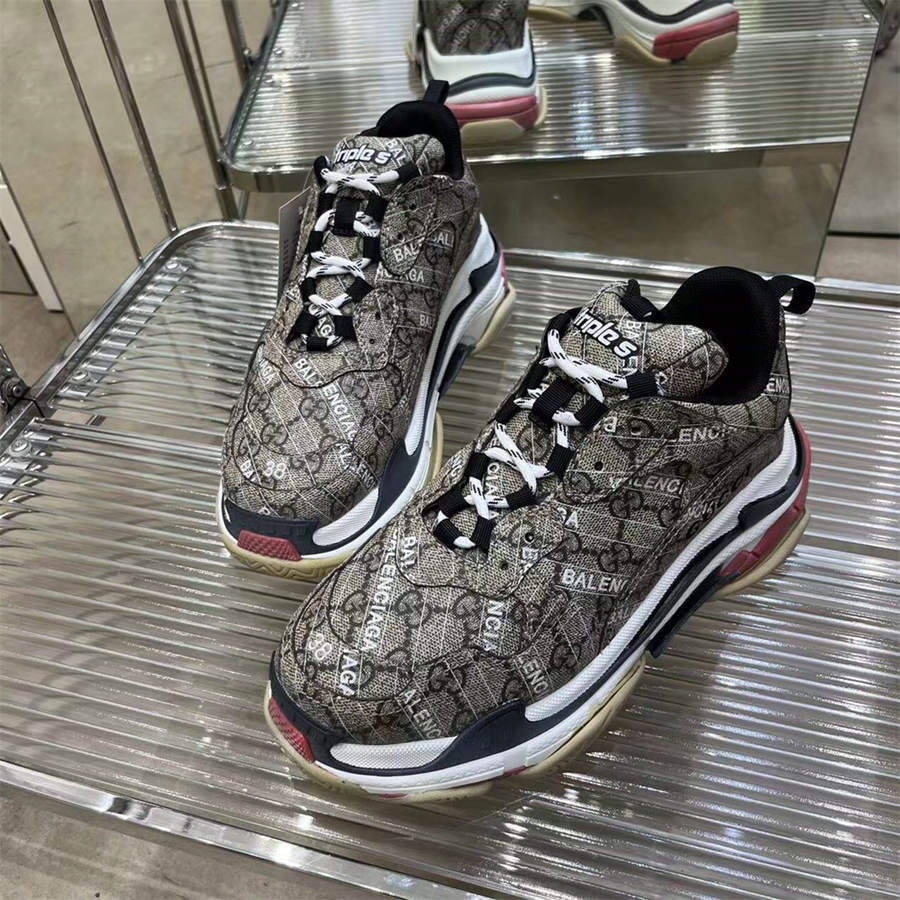 Balenciaga x Gucci triple sneakers