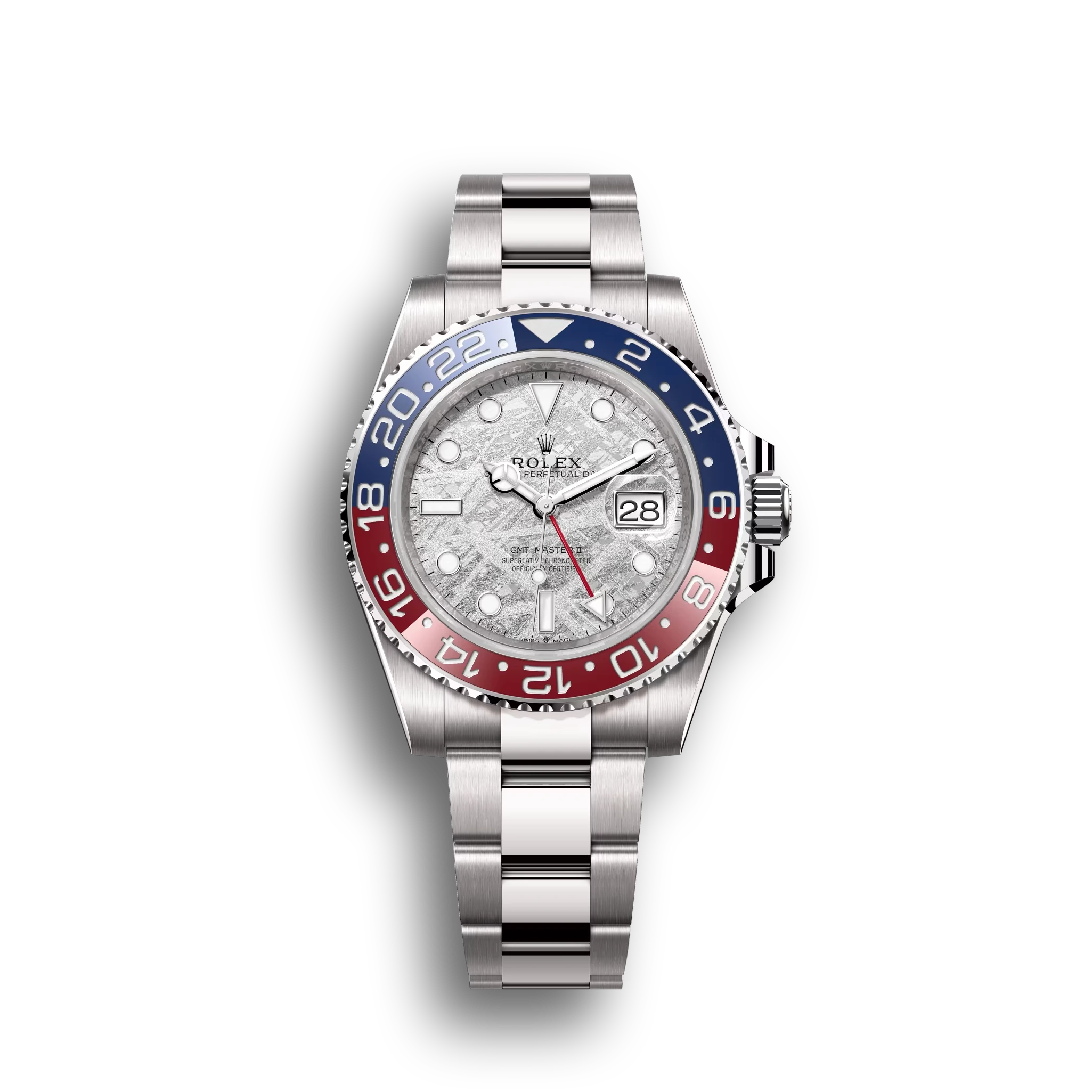 GMT-Master II: white gold, meteorite dial, Oyster bracelet, m126719blro-0002