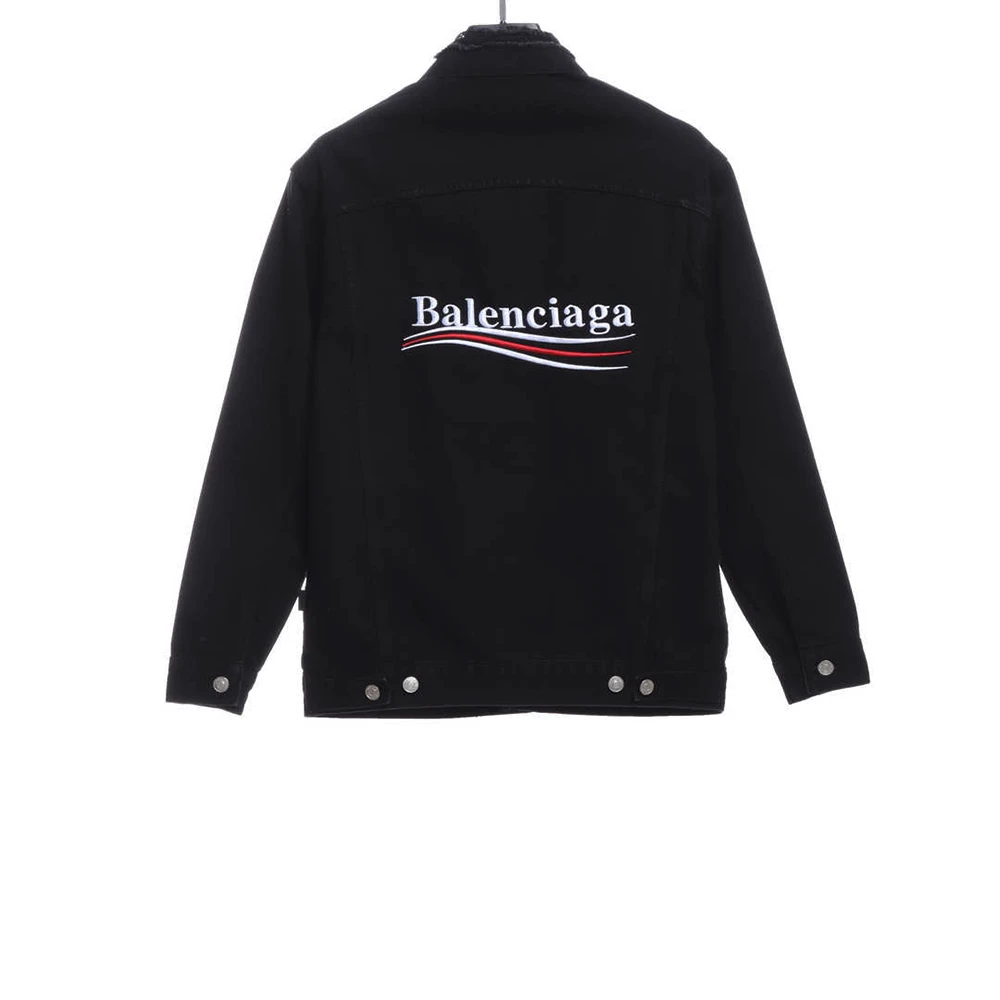 Classic Back Embroidered Denim Jacket