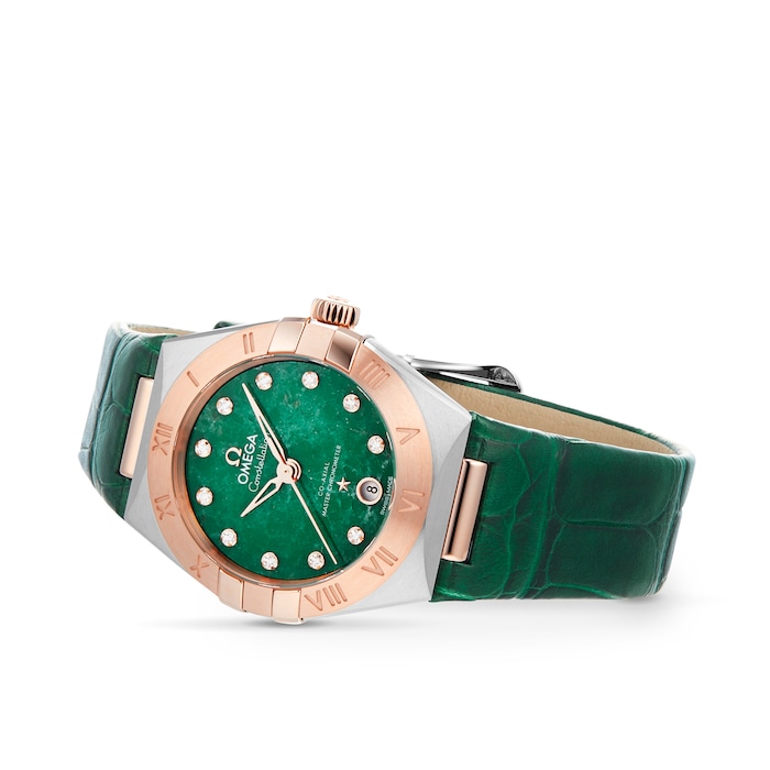 Constellation Co-Axial Master Chronometer 29mm Ladies Watch Green