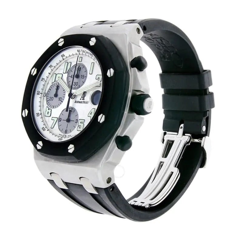 Royal Oak Offshore “Rubberclad” 42 mm, White Ref. 25940SK.OO.D002CA.02