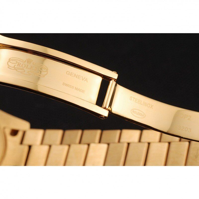 Swiss Day-Date Yellow Gold Full Diamond Pave