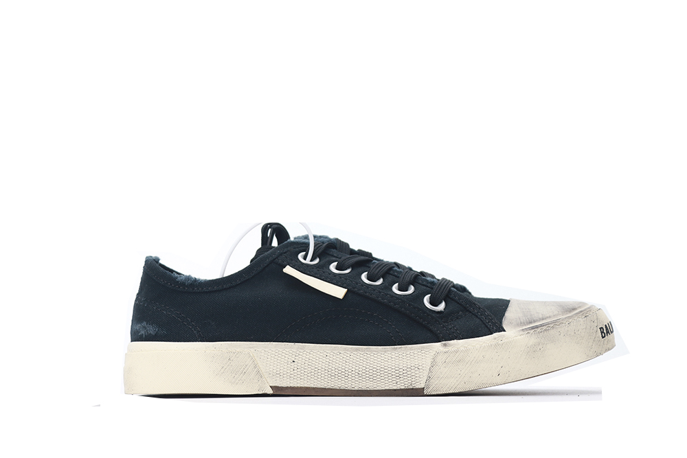BALENCIAGA PARIS LOW SNEAKER IN BLACK