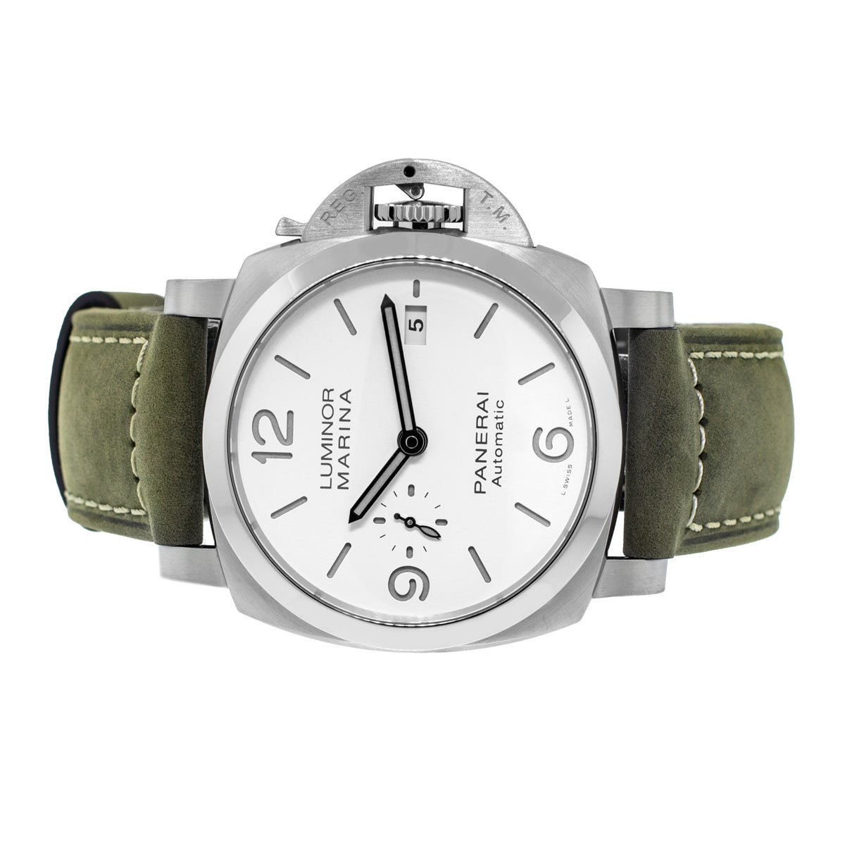 Luminor Marina Steel White Arabic 44mm PAM01314