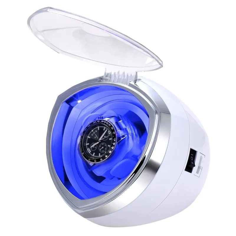 Watch Winder for Automatic Watches, watch home winding box, storage box with ambient light, super quiet, anti-magnetization