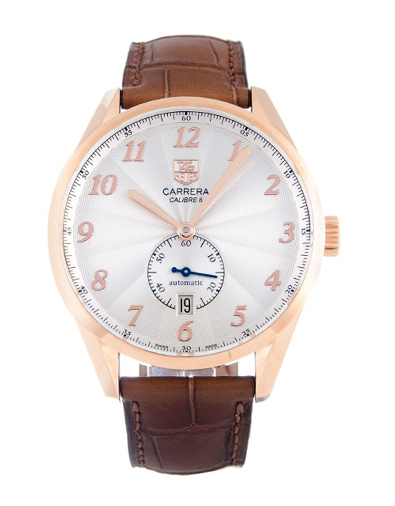 Carrera WAS2140.FC8176 Rose Gold Case Number Markers 39MM