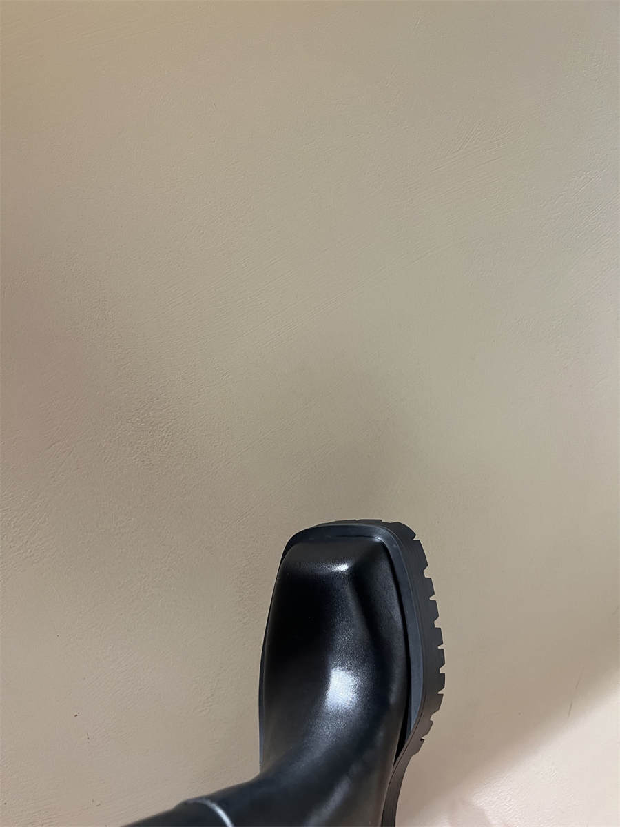 Balenciaga trooper square toe boots