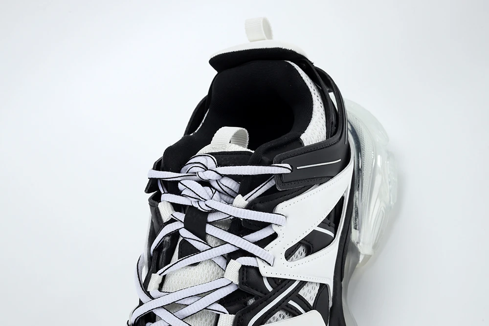 BALENCIAGA TRACK LED SNEAKER LUMINOUS WHITE BLACK