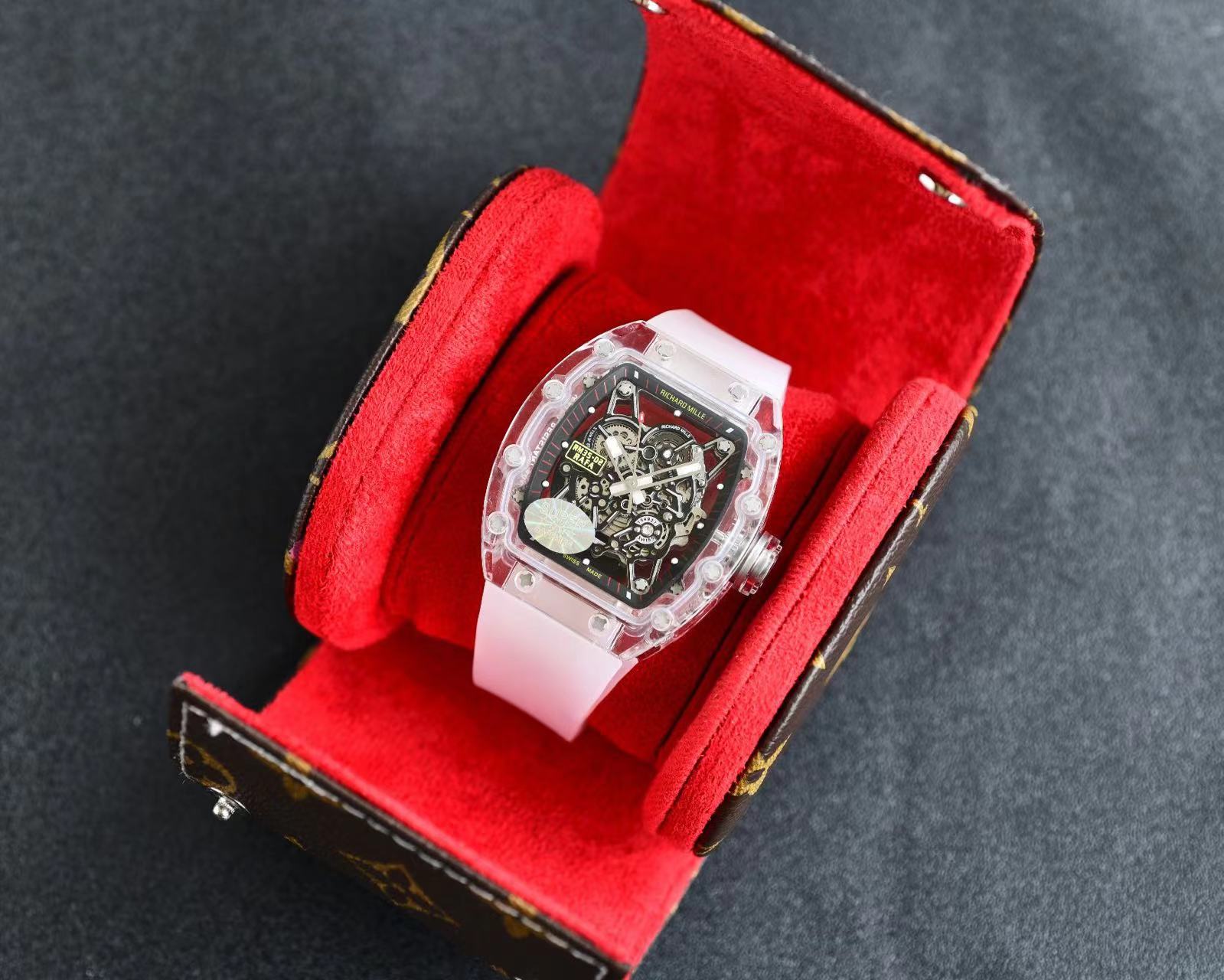 rm35-02 Glass Transparent Watch
