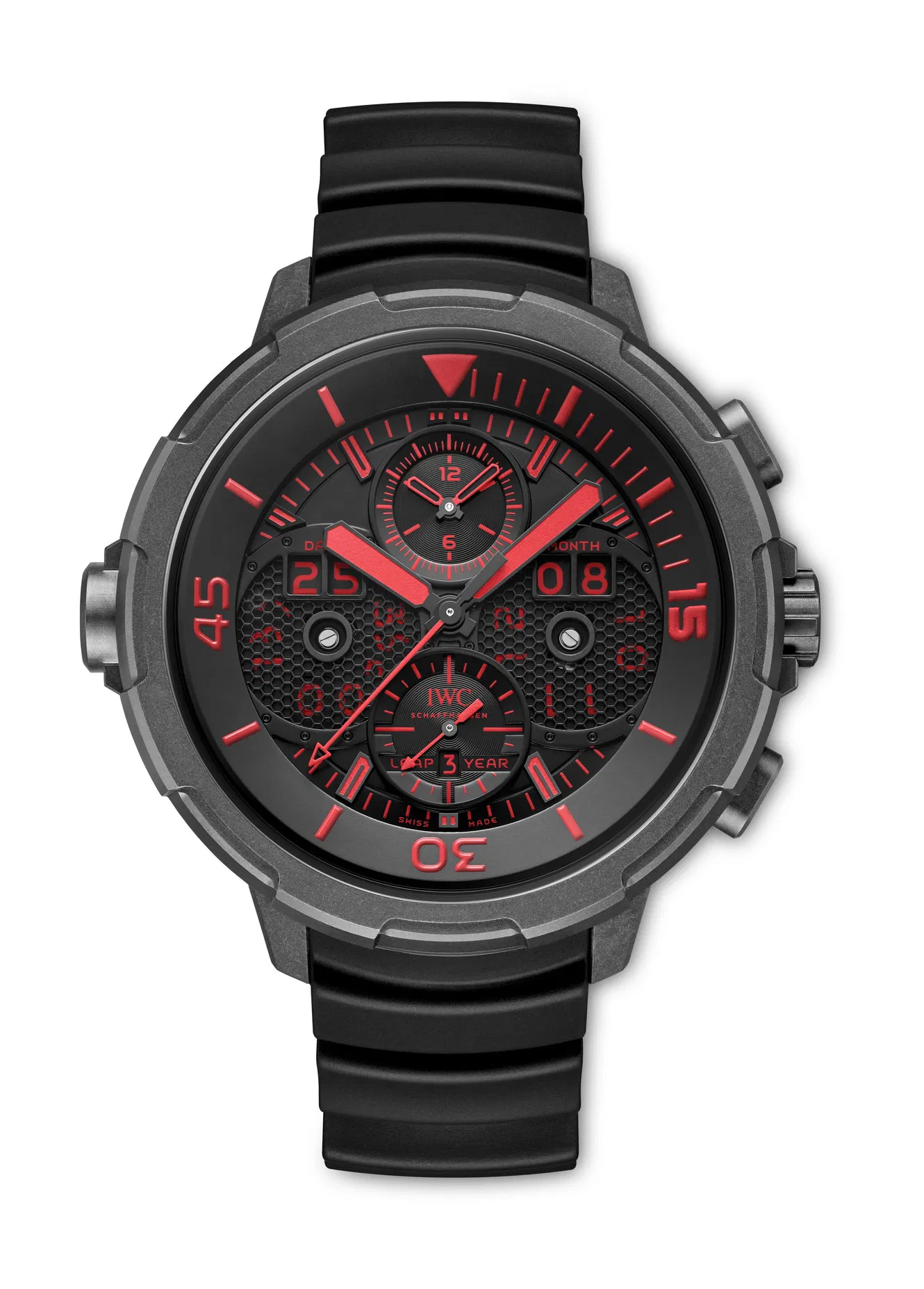 Schaffhausen Aquatimer perpetual calendar digital date month iw379405