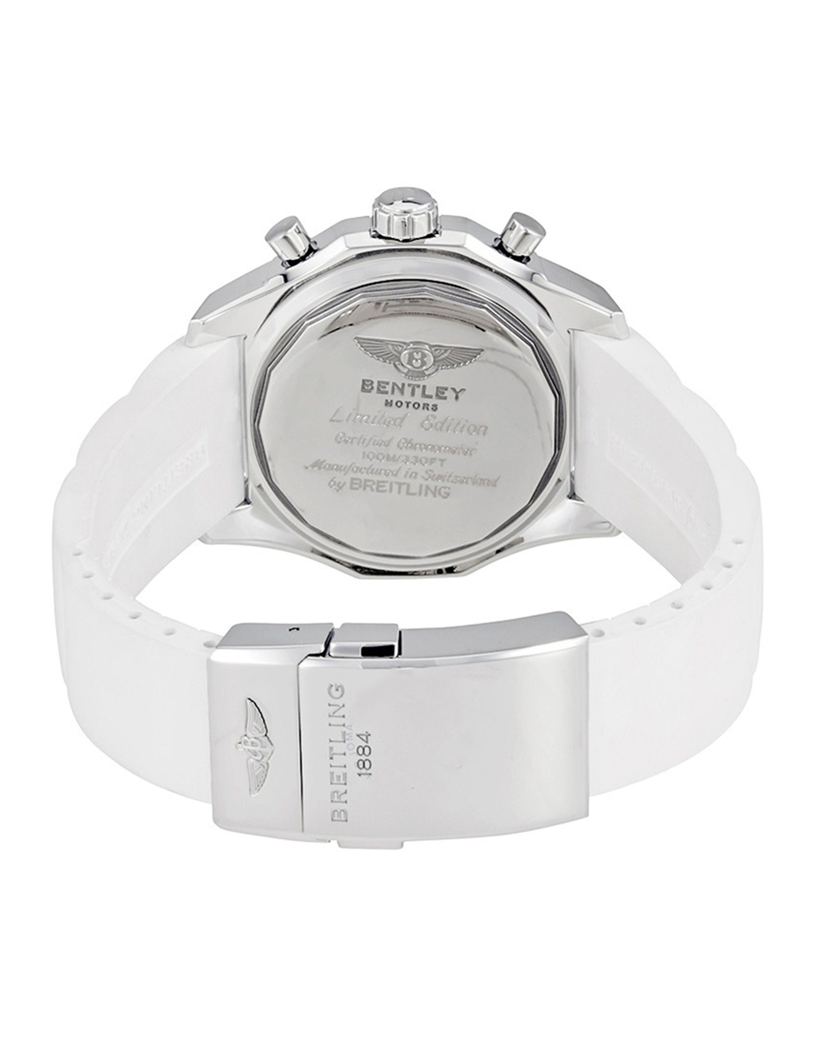 Bentley Silver Dial White Rubber Strap A41390AP G788WHRD