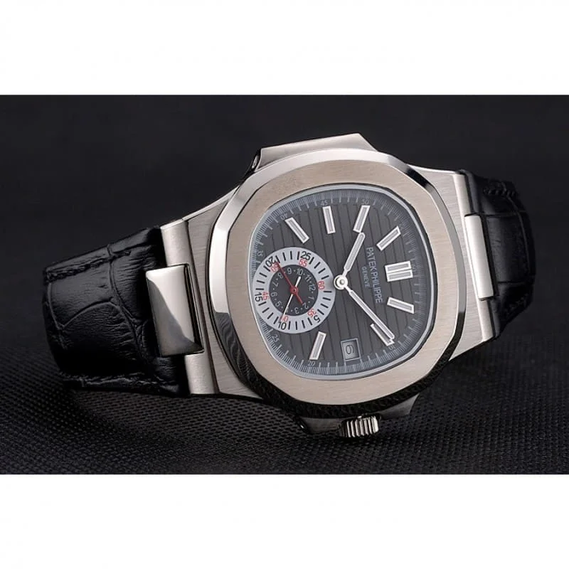 Nautilus 5980/1A-001 Dial Black 40 mm, Rose Gold Plated