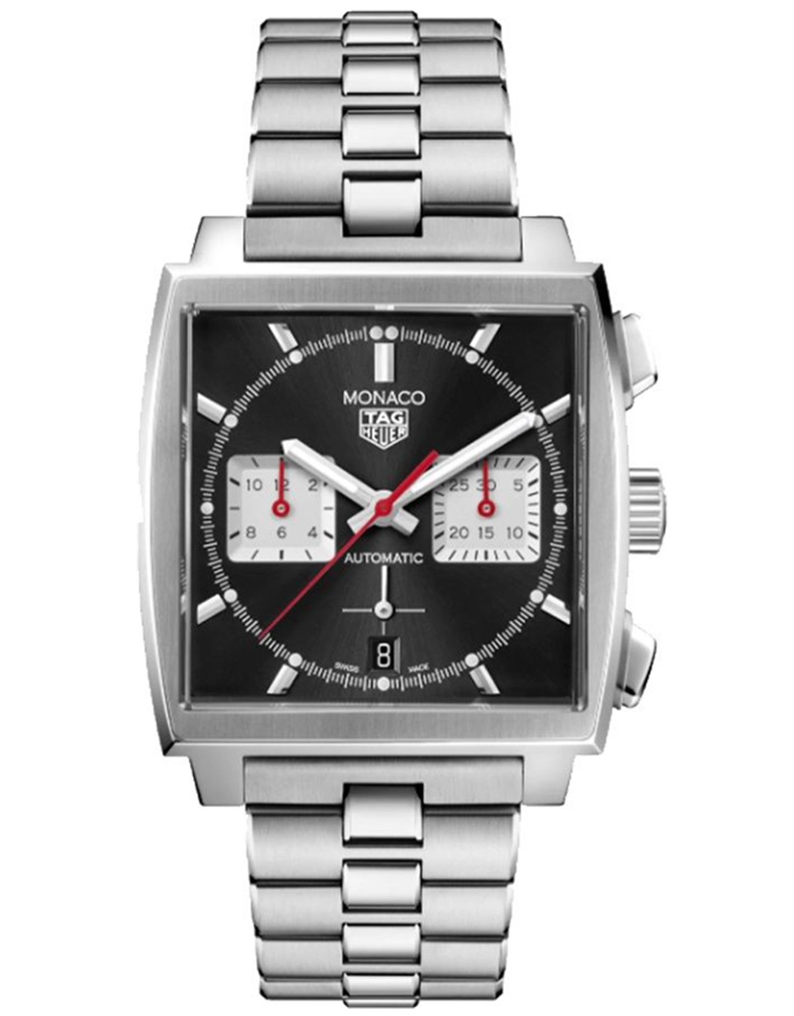 Monaco Black Dial Men's Watch CBL2113.BA0644 39MM