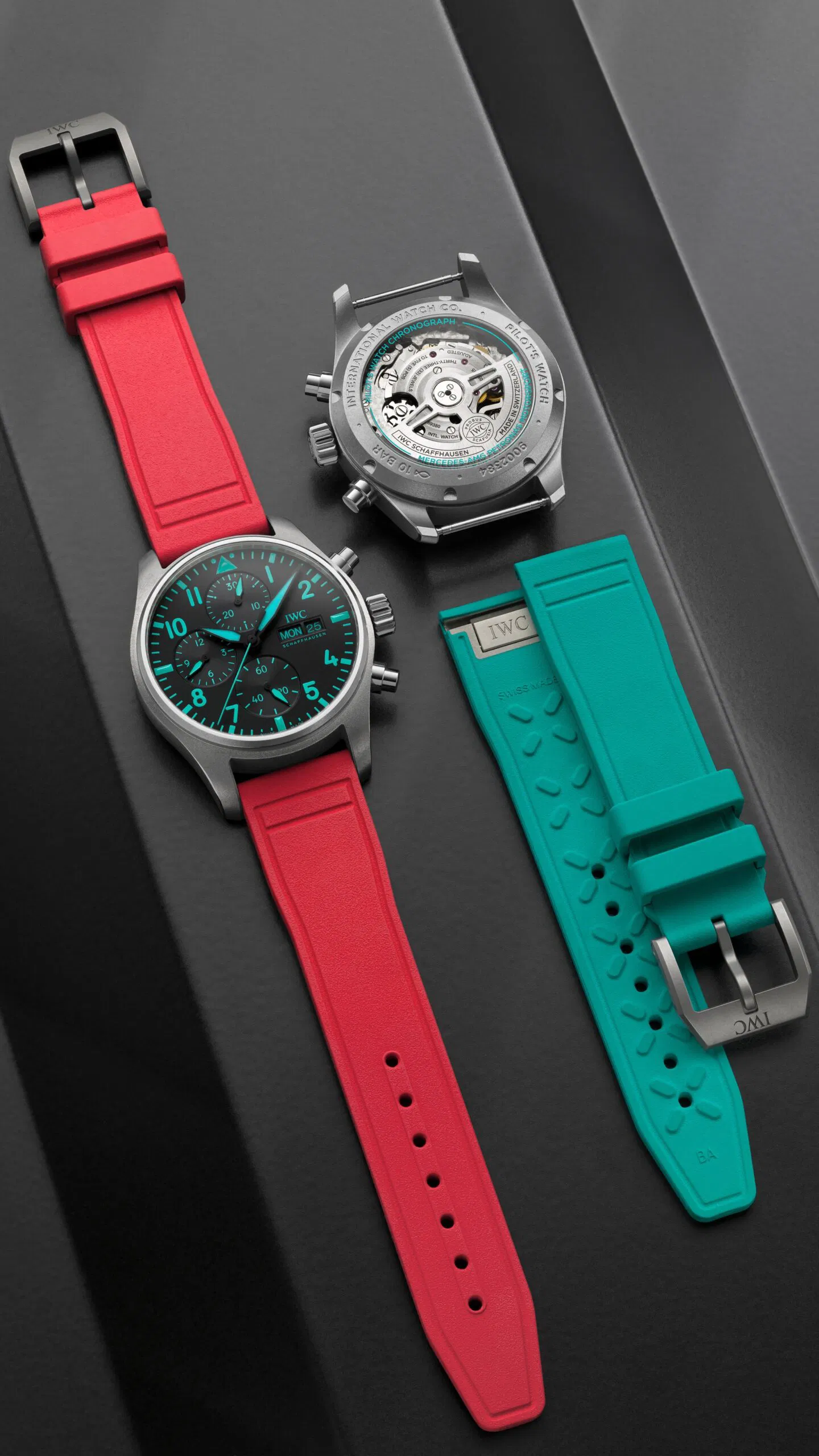 Schaffhausen Pilots watch chronograph 41 mercedes amg petronas formula one team iw388114