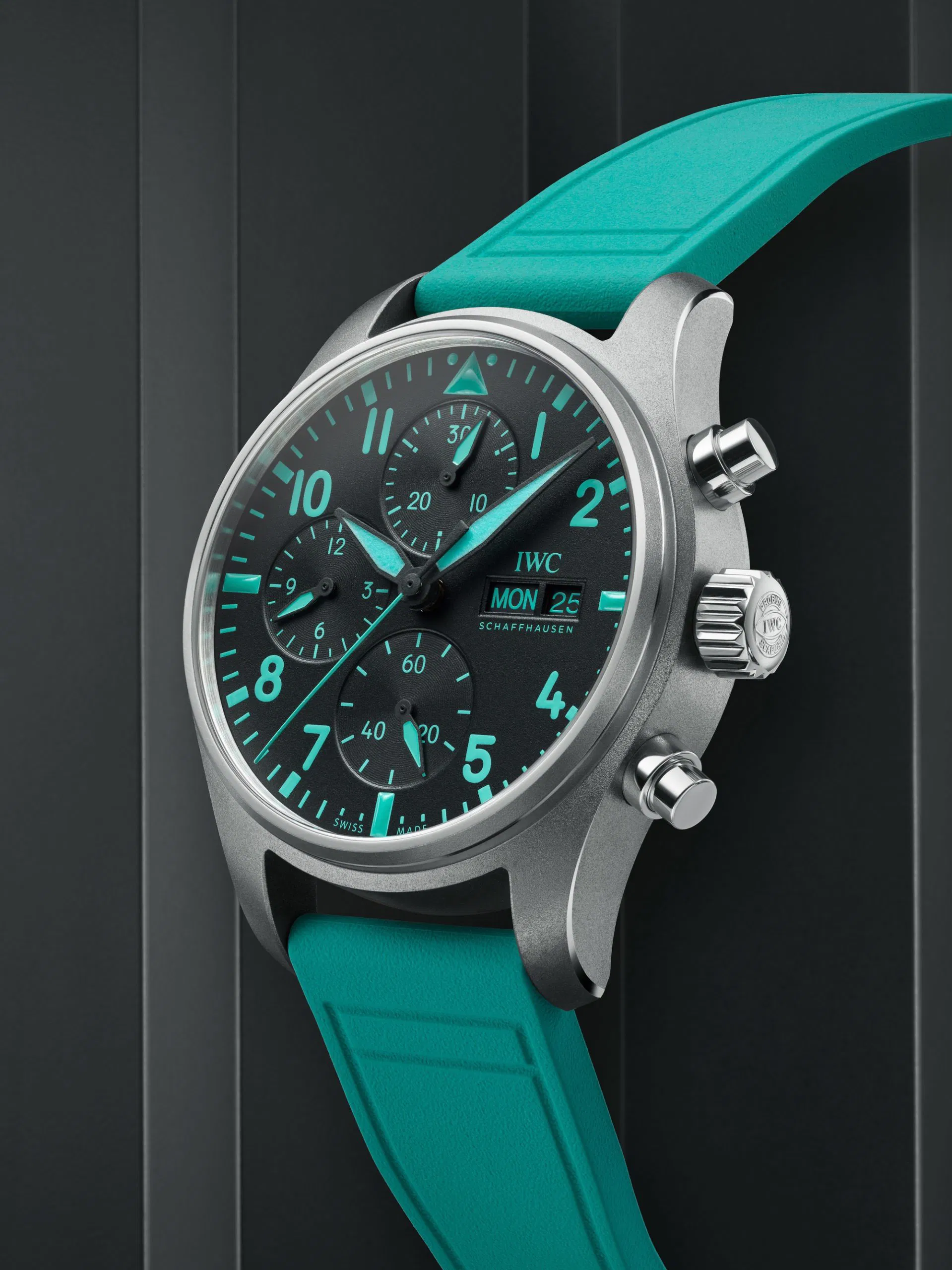 Schaffhausen Pilots watch chronograph 41 edition mercedes amg petronas formula one team iw388108