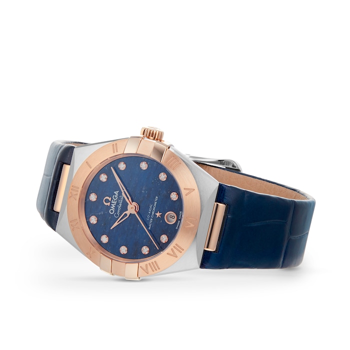 Constellation Co-Axial Master Chronometer 29mm Ladies Watch Blue