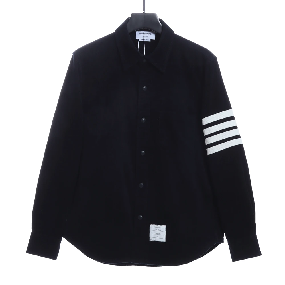 Corduroy shirt (Black/Grey)