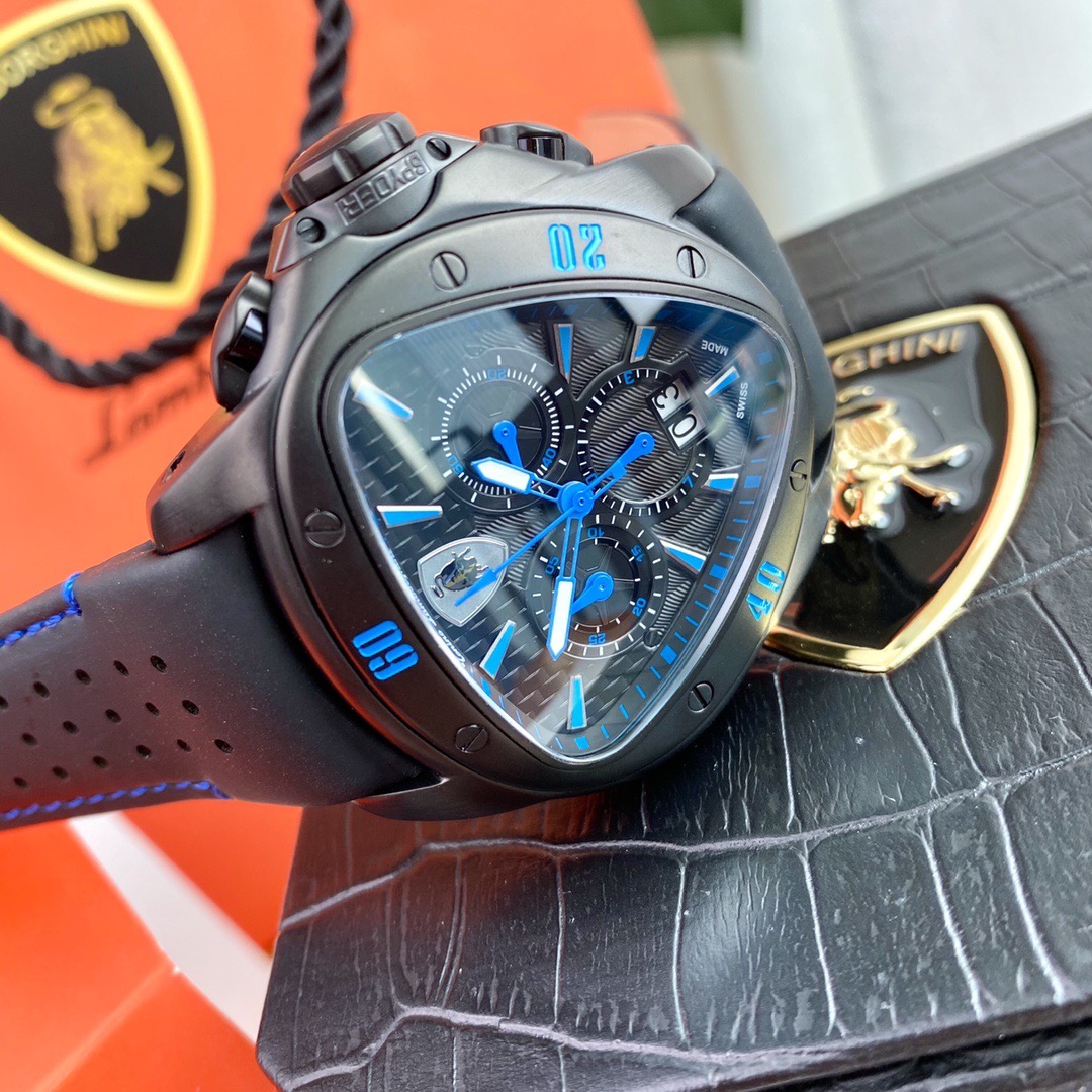 Tonino Lamborghini New Spyder Chronograph Blue / Black