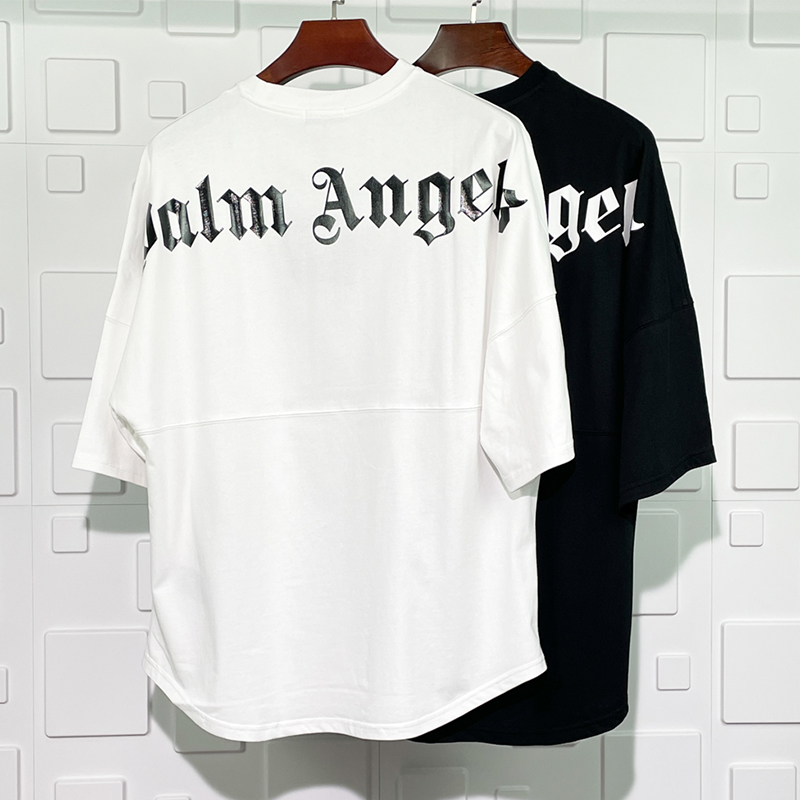 PALM ANGELS MOCK NECK TEE