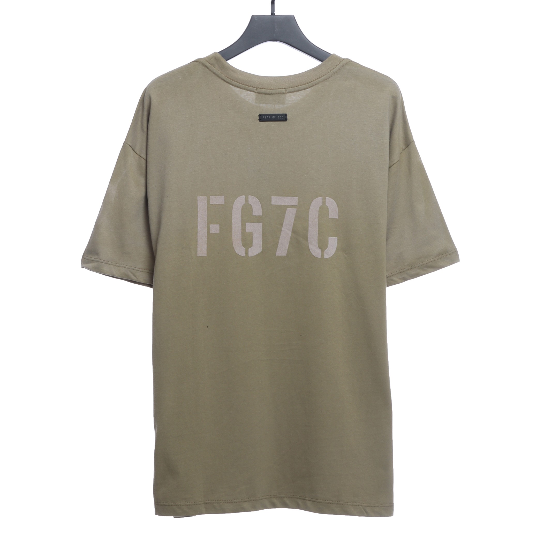 Flocked Print T-Shirt